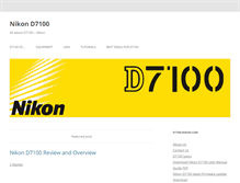 Tablet Screenshot of d7100-nikon.com